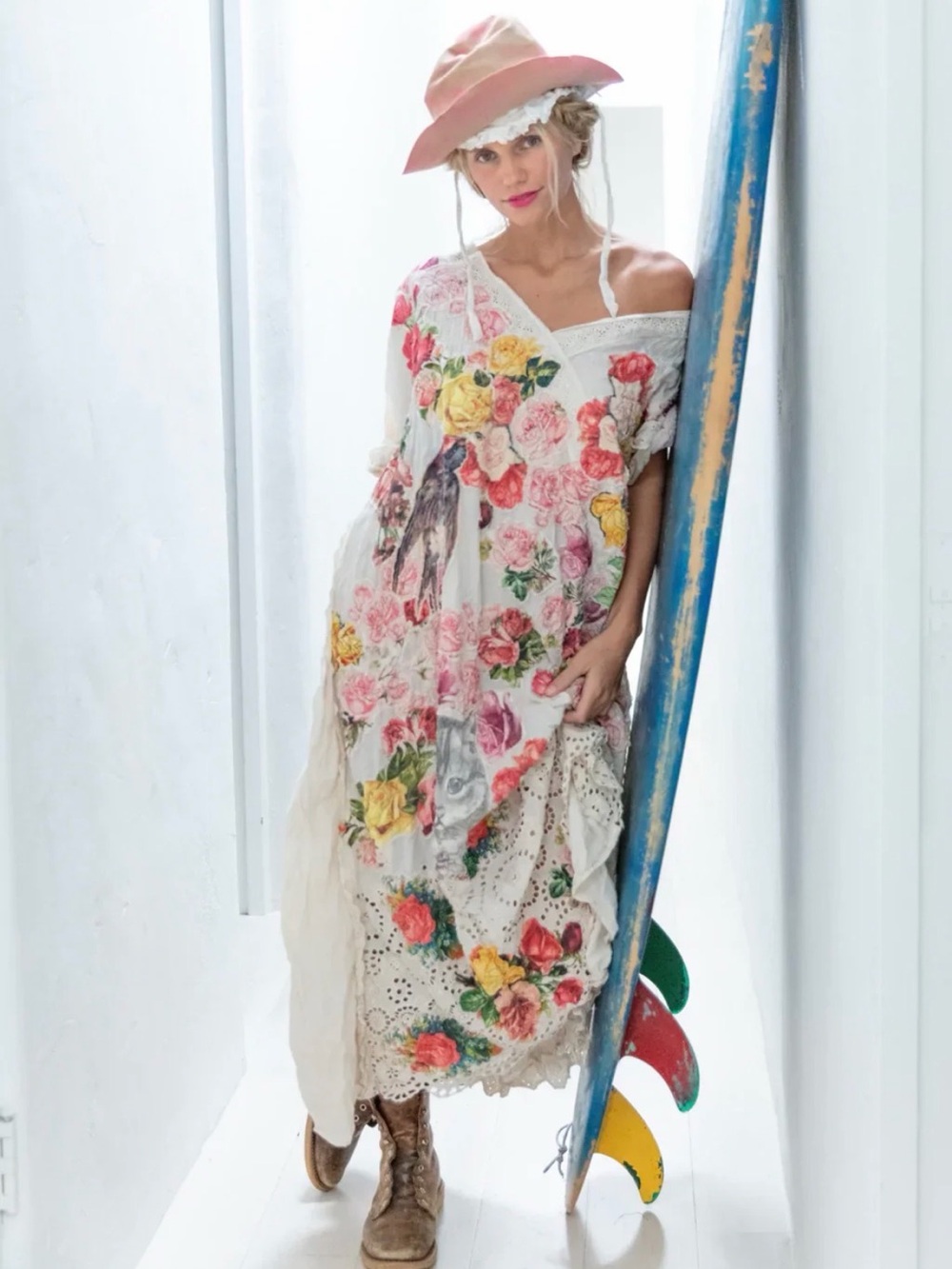SOLD OUT Magnolia Pearl Matte Belle Appliqué Dress